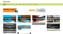 Desktop Screenshot of mulierchile.com